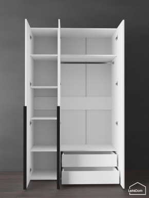 Шкаф Linnea MHR-3-2 2050х1200х510 (Белый-М 11.1.2) в Асбесте - asbest.ok-mebel.com | фото 6