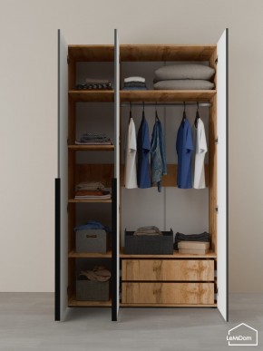 Шкаф Linnea MHR-3-2 2050х1200х510 (ДВ-М 11.1.25) в Асбесте - asbest.ok-mebel.com | фото 5