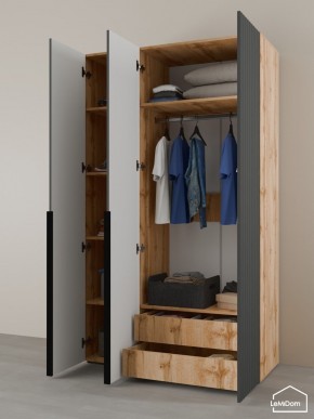Шкаф Linnea MHR-3-2 2050х1200х510 (ДВ-М 11.1.25) в Асбесте - asbest.ok-mebel.com | фото 6