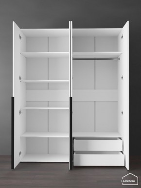 Шкаф Linnea MHR-4-2 2050х1600х510 (Белый-М 11.1.1) в Асбесте - asbest.ok-mebel.com | фото 5