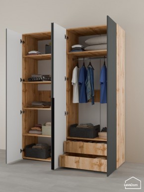 Шкаф Linnea MHR-4-2 2050х1600х510 (ДВ-М 11.1.25) в Асбесте - asbest.ok-mebel.com | фото 5