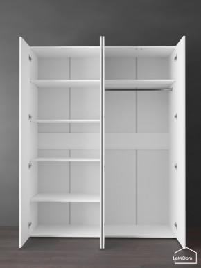 Шкаф Linnea MHR-4PO-1 2050х1600х510 (Белый-М 11.1.2) в Асбесте - asbest.ok-mebel.com | фото 4