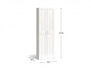 Шкаф МАКС двухдверный узкий, цвет белый в Асбесте - asbest.ok-mebel.com | фото 3