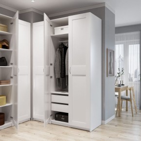 Шкаф МАКС однодверный, цвет белый в Асбесте - asbest.ok-mebel.com | фото 4
