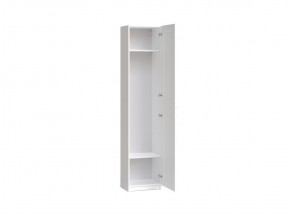 Шкаф МАКС однодверный узкий, цвет белый в Асбесте - asbest.ok-mebel.com | фото 2