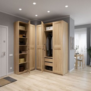 Шкаф МАКС однодверный узкий, цвет Дуб Сонома в Асбесте - asbest.ok-mebel.com | фото 4