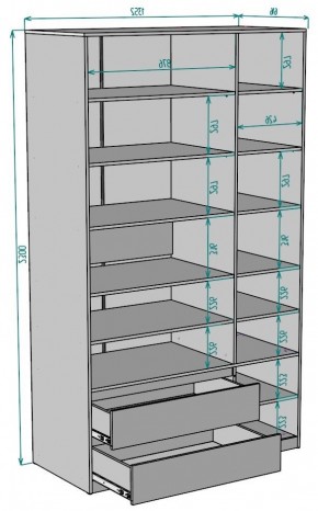 Шкаф Мальта H219 в Асбесте - asbest.ok-mebel.com | фото 2