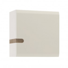 Шкаф навесной 1D/TYP 65, LINATE ,цвет белый/сонома трюфель в Асбесте - asbest.ok-mebel.com | фото 2