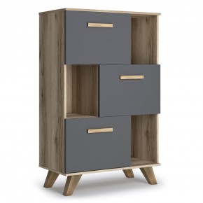 Шкаф низкий с нишами Вега Скандинавия в Асбесте - asbest.ok-mebel.com | фото 5