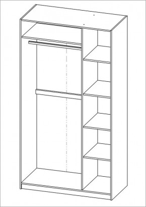 Шкаф ПЕГАС трехдверный, цвет Дуб Венге в Асбесте - asbest.ok-mebel.com | фото