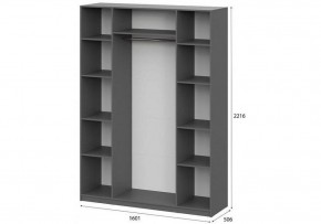 Шкаф платяной Даиго в Асбесте - asbest.ok-mebel.com | фото 3