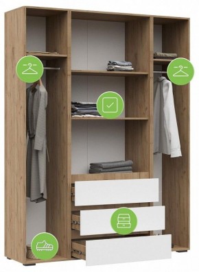 Шкаф платяной Элла в Асбесте - asbest.ok-mebel.com | фото 4