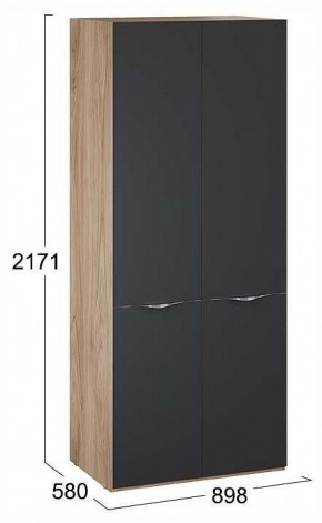 Шкаф платяной Глосс СМ-319.07.003 в Асбесте - asbest.ok-mebel.com | фото 4