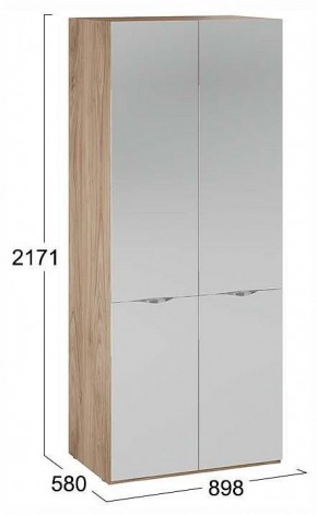 Шкаф платяной Глосс СМ-319.07.004 в Асбесте - asbest.ok-mebel.com | фото 4
