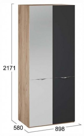 Шкаф платяной Глосс СМ-319.07.005 в Асбесте - asbest.ok-mebel.com | фото 4