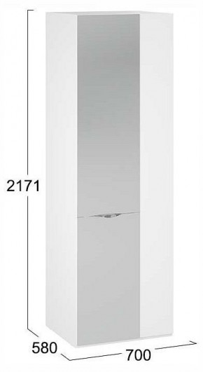 Шкаф платяной Глосс СМ-319.07.007 в Асбесте - asbest.ok-mebel.com | фото 4