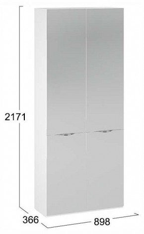 Шкаф платяной Глосс СМ-319.07.014 в Асбесте - asbest.ok-mebel.com | фото 4