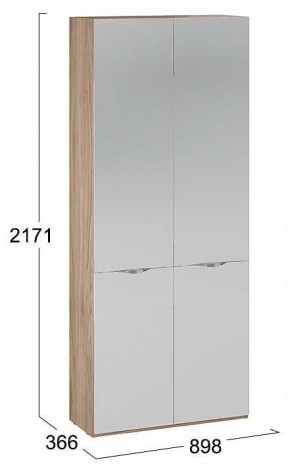 Шкаф платяной Глосс СМ-319.07.014 в Асбесте - asbest.ok-mebel.com | фото 4