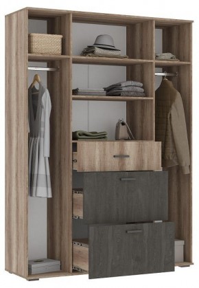 Шкаф платяной Паркинс в Асбесте - asbest.ok-mebel.com | фото 2