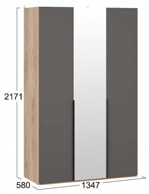Шкаф платяной Порто СМ-393.07.112 в Асбесте - asbest.ok-mebel.com | фото 3