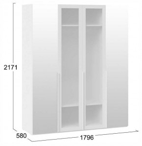 Шкаф платяной Порто СМ-393.07.115 в Асбесте - asbest.ok-mebel.com | фото 4