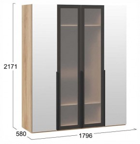 Шкаф платяной Порто СМ-393.07.115 в Асбесте - asbest.ok-mebel.com | фото 4