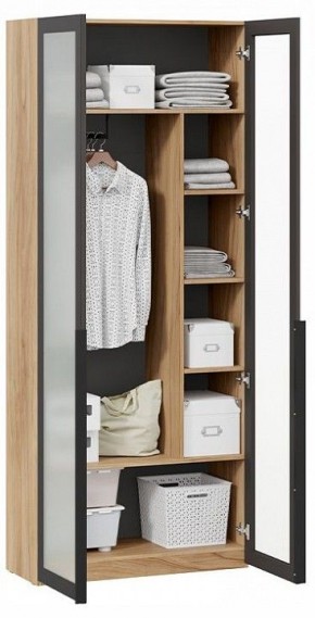 Шкаф платяной Порто СМ-393.07.226 в Асбесте - asbest.ok-mebel.com | фото 3
