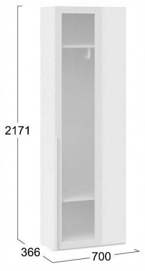 Шкаф платяной Порто СМ-393.07.233 в Асбесте - asbest.ok-mebel.com | фото 4