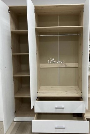 Шкаф "Милана" 3-х створчатый с 2 ящиками в Асбесте - asbest.ok-mebel.com | фото 2