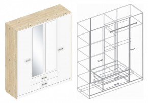 Шкаф "Милана" 4-х створчатый в Асбесте - asbest.ok-mebel.com | фото 3