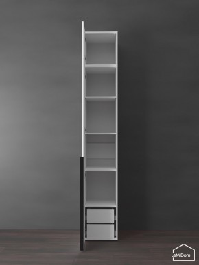 Шкаф с антресолью Linnea MHR-1A-4 2450х400х510 (Белый-М 11.1.1) в Асбесте - asbest.ok-mebel.com | фото 6
