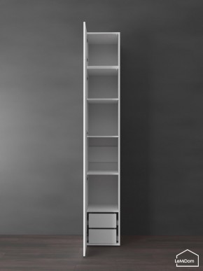 Шкаф с антресолью Linnea MHR-1POA-4 2450х400х510 (Белый-М 11.1.2) в Асбесте - asbest.ok-mebel.com | фото 6