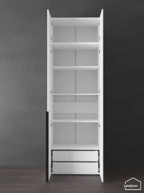 Шкаф с антресолью Linnea MHR-2A-4 2450х800х510 (Белый-М 11.1.2) в Асбесте - asbest.ok-mebel.com | фото 6