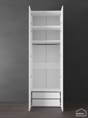 Шкаф с антресолью Linnea MHR-2POA-3 2450х800х510 (Белый-М 11.1.1) в Асбесте - asbest.ok-mebel.com | фото 5