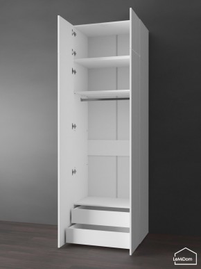 Шкаф с антресолью Linnea MHR-2POA-3 2450х800х510 (Белый-М 11.1.1) в Асбесте - asbest.ok-mebel.com | фото 6