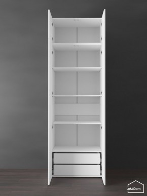 Шкаф с антресолью Linnea MHR-2POA-4 2450х800х510 (Белый-М 11.1.1) в Асбесте - asbest.ok-mebel.com | фото 6