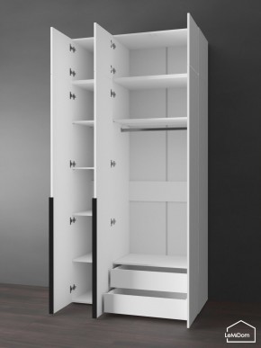 Шкаф с антресолью Linnea MHR-3A-2 2450х1200х510 (Белый-М 11.1.2) в Асбесте - asbest.ok-mebel.com | фото 5