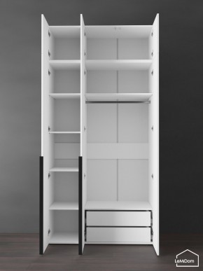 Шкаф с антресолью Linnea MHR-3A-2 2450х1200х510 (Белый-М 11.1.2) в Асбесте - asbest.ok-mebel.com | фото 6