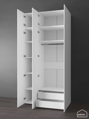 Шкаф с антресолью Linnea MHR-3POA-2 2450х1200х510 (Белый-М 11.1.2) в Асбесте - asbest.ok-mebel.com | фото 5