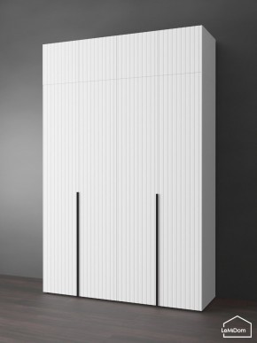 Шкаф с антресолью Linnea MHR-4A-1 2450х1600х510 (Белый-М 11.1.2) в Асбесте - asbest.ok-mebel.com | фото