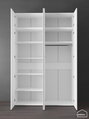 Шкаф с антресолью Linnea MHR-4POA-1 2450х1600х510 (Белый-М 11.1.2) в Асбесте - asbest.ok-mebel.com | фото 4