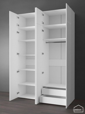 Шкаф с антресолью Linnea MHR-4POA-2 2450х1600х510 (Белый-М 11.1.1) в Асбесте - asbest.ok-mebel.com | фото 6