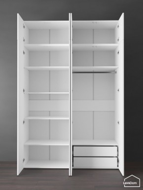 Шкаф с антресолью Linnea MHR-4POA-2 2450х1600х510 (Белый-М 11.1.2) в Асбесте - asbest.ok-mebel.com | фото 5
