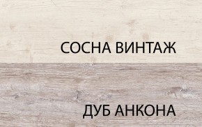 Шкаф с витриной 1V1D1S, MONAKO, цвет Сосна винтаж/дуб анкона в Асбесте - asbest.ok-mebel.com | фото 3