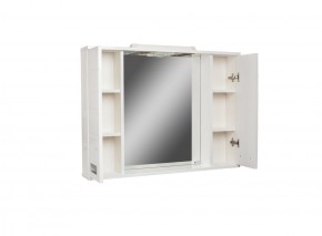 Шкаф-зеркало Cube 90 Эл. Домино (DC5012HZ) в Асбесте - asbest.ok-mebel.com | фото 3