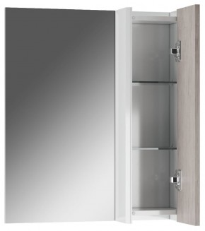 Шкаф-зеркало Uno 60 Дуб серый левый/правый Домино (DU1503HZ) в Асбесте - asbest.ok-mebel.com | фото 4