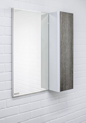 Шкаф-зеркало Uno 60 Дуб серый левый/правый Домино (DU1503HZ) в Асбесте - asbest.ok-mebel.com | фото 9