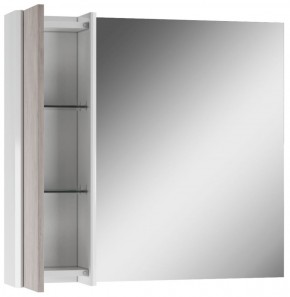 Шкаф-зеркало Uno 80 Дуб серый левый/правый Домино (DU1504HZ) в Асбесте - asbest.ok-mebel.com | фото 4