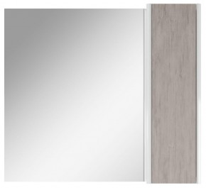 Шкаф-зеркало Uno 80 Дуб серый левый/правый Домино (DU1504HZ) в Асбесте - asbest.ok-mebel.com | фото 5