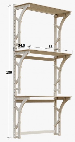 Система  хранения  Конструктор Арт. СХ3-1 в Асбесте - asbest.ok-mebel.com | фото 2